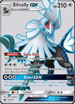 Silvally GX - pokemon TCG Card