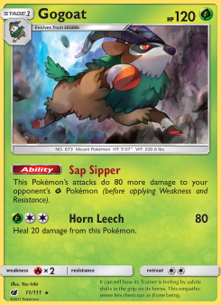 Gogoat - pokemon TCG Card