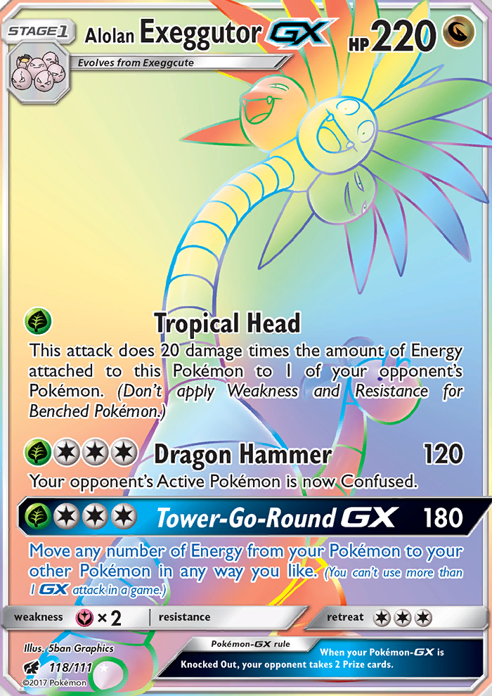 Alolan Exeggutor GX - Pokémon TCG Card