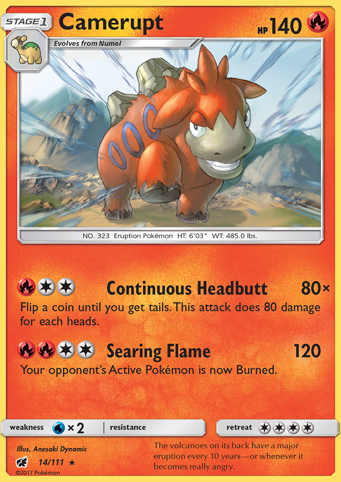Camerupt - Pokémon TCG Card