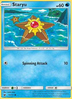 Staryu - pokemon TCG Card
