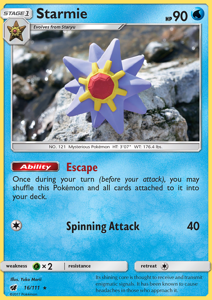 Starmie - Pokémon TCG Card
