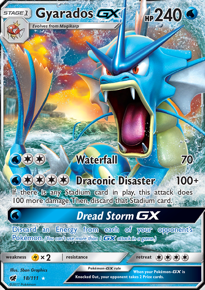 Gyarados GX - Pokémon TCG Card