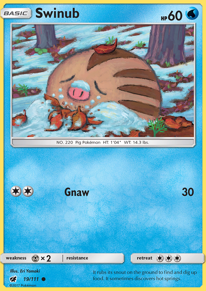 Swinub - Pokémon TCG Card