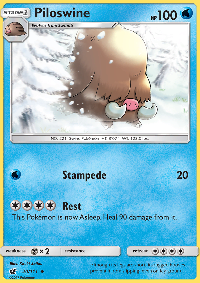 Piloswine - Pokémon TCG Card