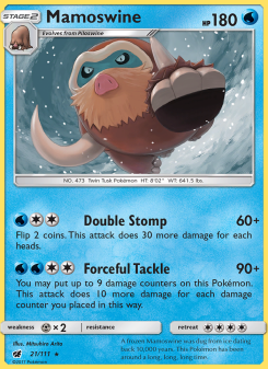 Mamoswine - pokemon TCG Card