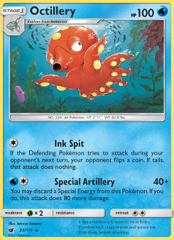 Octillery - pokemon TCG Card