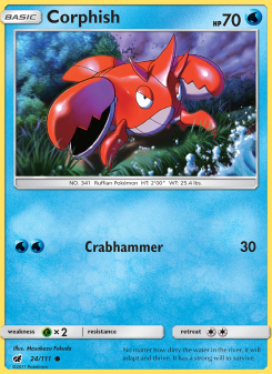 Corphish - pokemon TCG Card