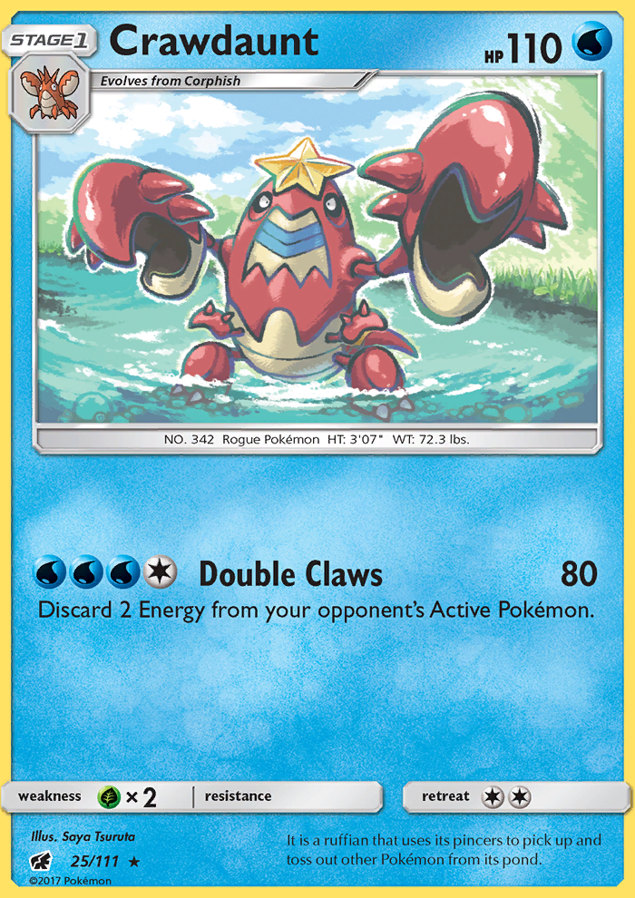 Crawdaunt - Pokémon TCG Card