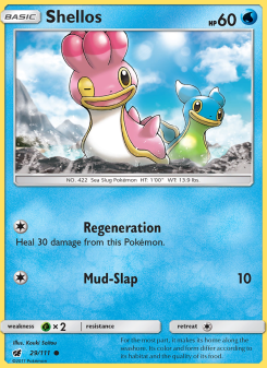 Shellos - pokemon TCG Card