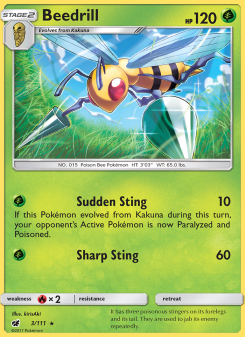 Beedrill - pokemon TCG Card