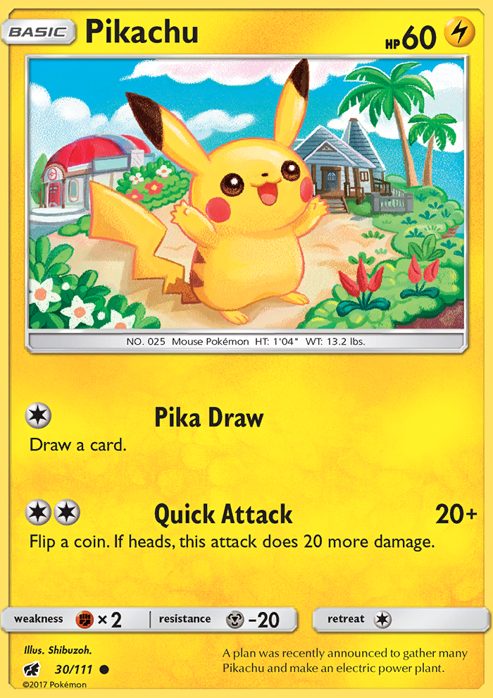 Pikachu - Pokémon TCG Card