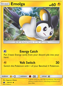 Emolga - pokemon TCG Card