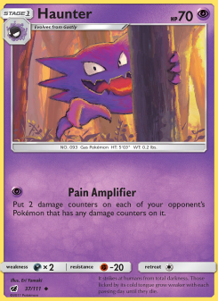 Haunter - pokemon TCG Card