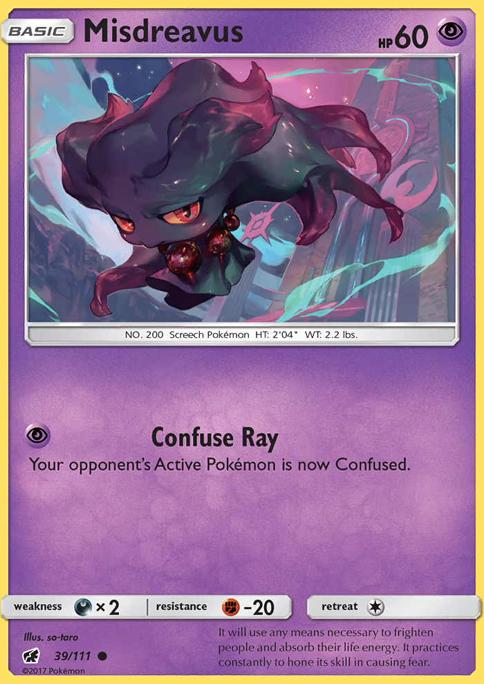 Misdreavus - Pokémon TCG Card