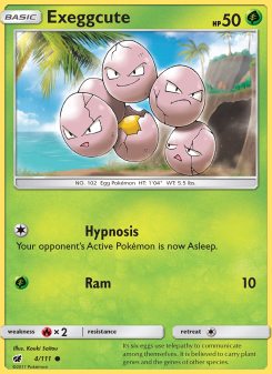 Exeggcute - pokemon TCG Card
