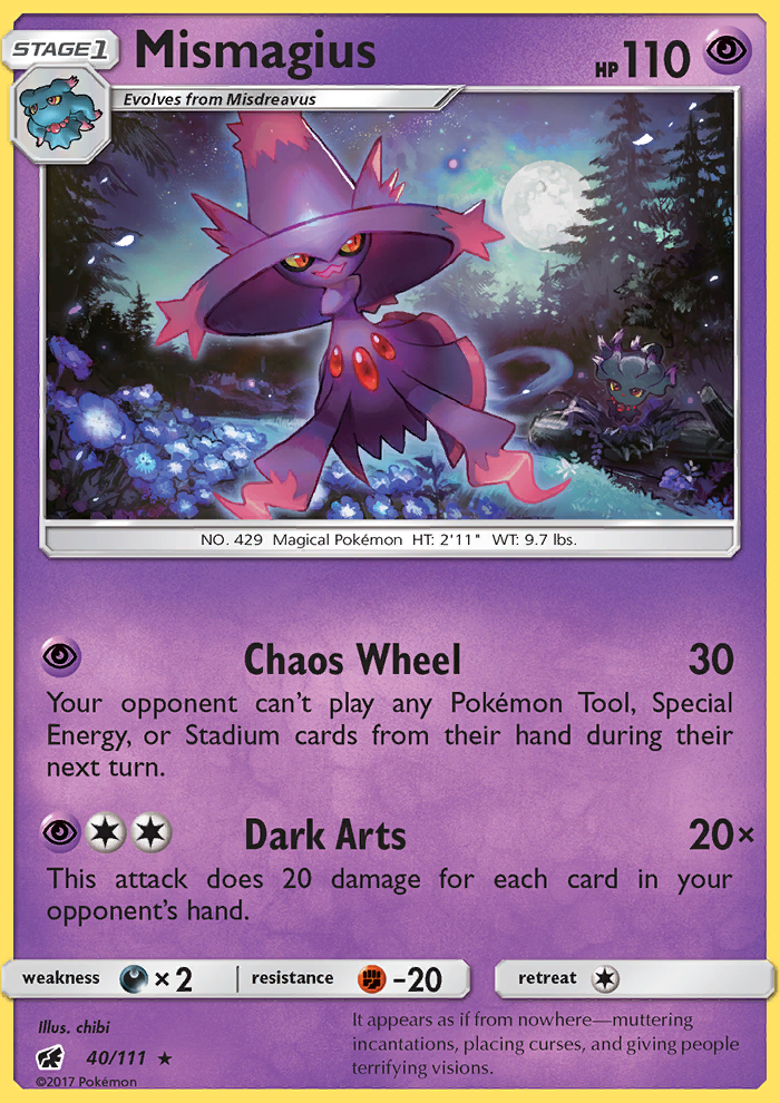 Mismagius - Pokémon TCG Card