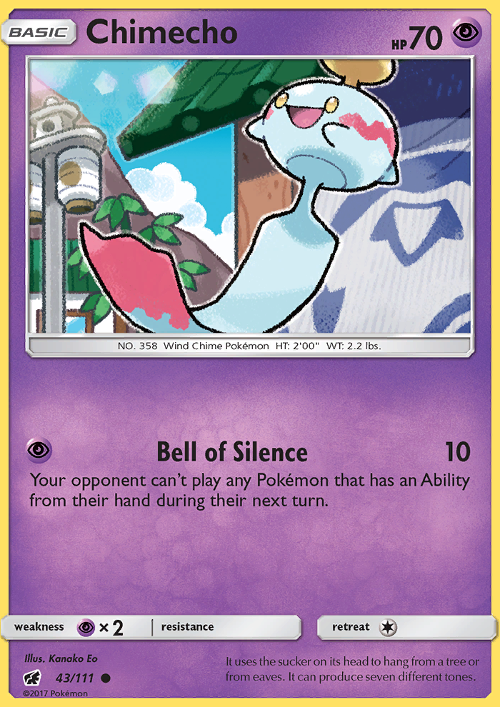 Chimecho - Pokémon TCG Card