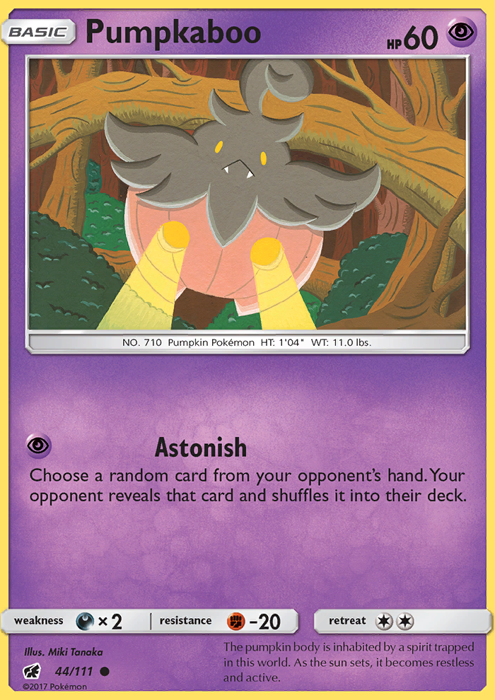 Pumpkaboo - Pokémon TCG Card