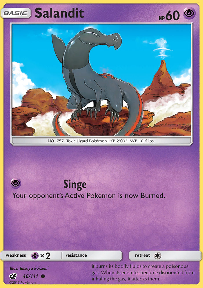 Salandit - Pokémon TCG Card