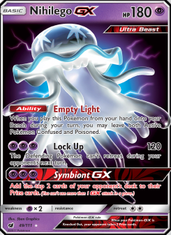 Nihilego GX - pokemon TCG Card