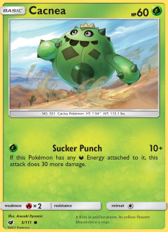 Cacnea - pokemon TCG Card