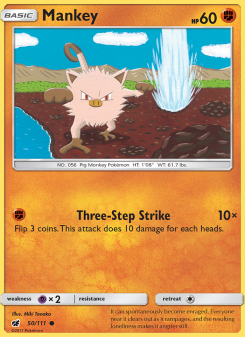 Mankey - pokemon TCG Card