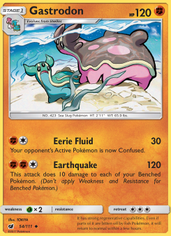 Gastrodon - pokemon TCG Card
