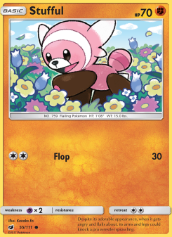 Stufful - pokemon TCG Card