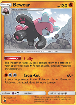 Bewear - pokemon TCG Card
