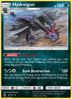 Hydreigon - pokemon TCG Card