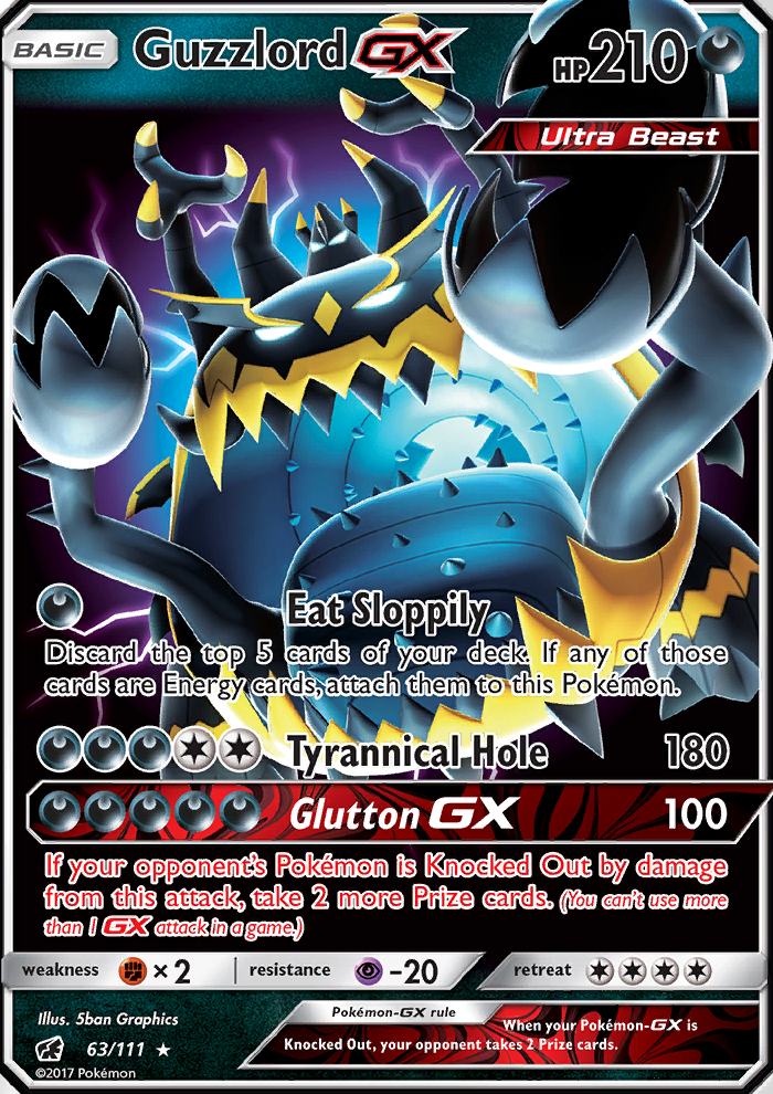 Guzzlord GX - Pokémon TCG Card