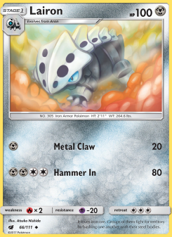 Lairon - pokemon TCG Card