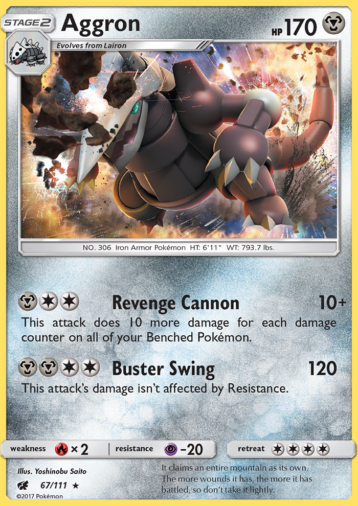 Aggron - Pokémon TCG Card
