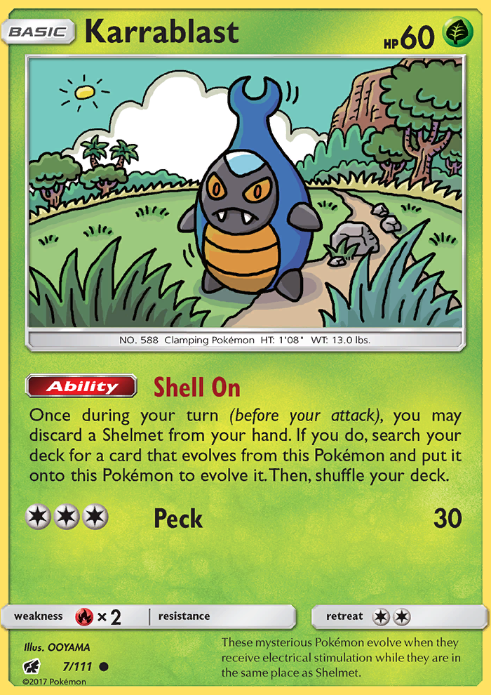 Karrablast - Pokémon TCG Card