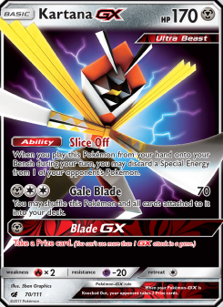 Kartana GX - pokemon TCG Card
