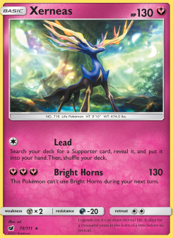 Xerneas - pokemon TCG Card