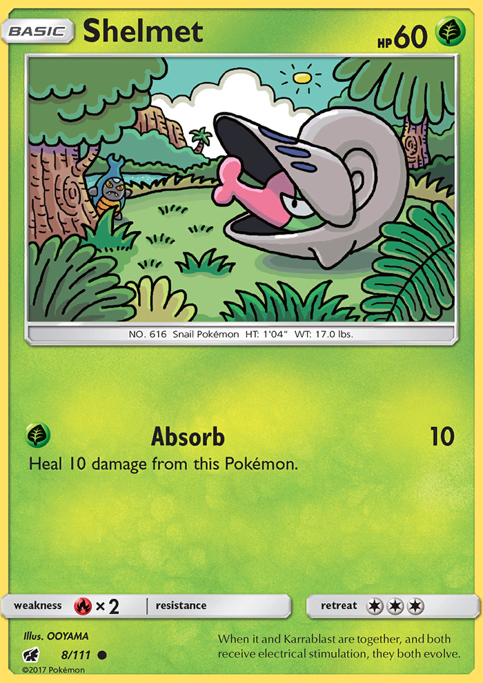 Shelmet - Pokémon TCG Card