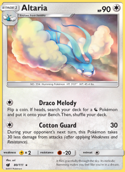 Altaria - pokemon TCG Card