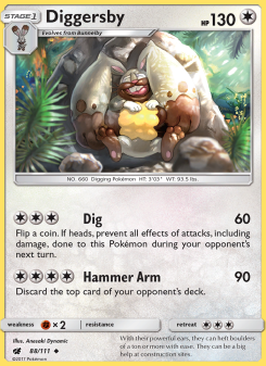 Diggersby - pokemon TCG Card