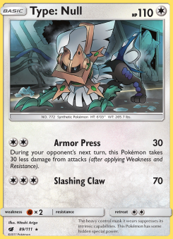 Type: Null - pokemon TCG Card