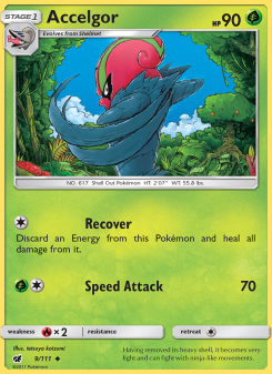 Accelgor - pokemon TCG Card