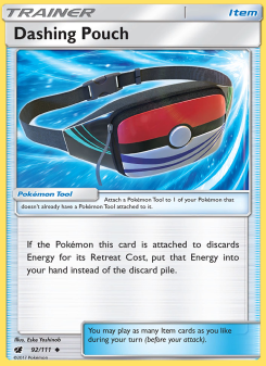 Dashing Pouch - pokemon TCG Card