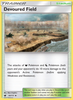 Devoured Field - pokemon TCG Card