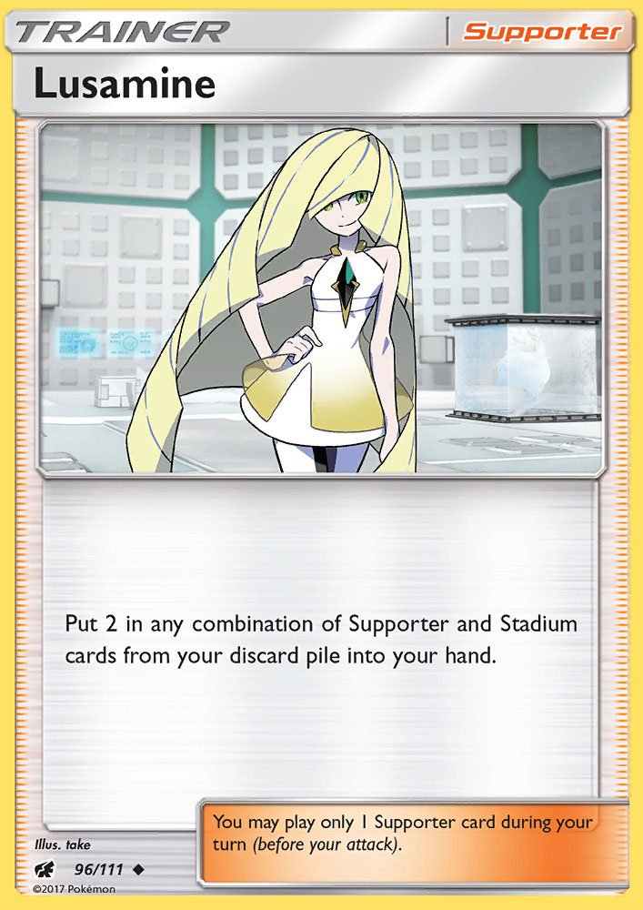 Lusamine - Pokémon TCG Card