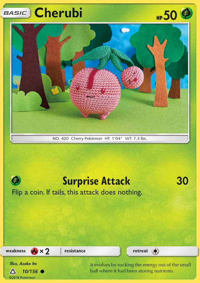 Cherubi - Pokémon TCG Card