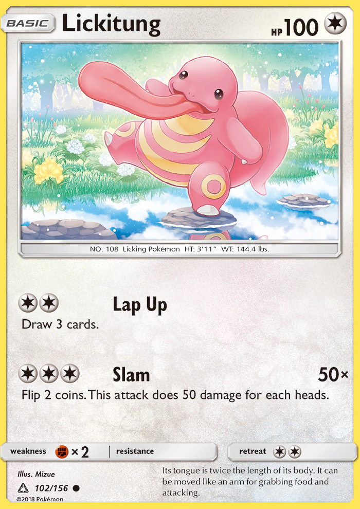Lickitung - Pokémon TCG Card