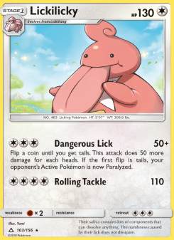 Lickilicky - pokemon TCG Card