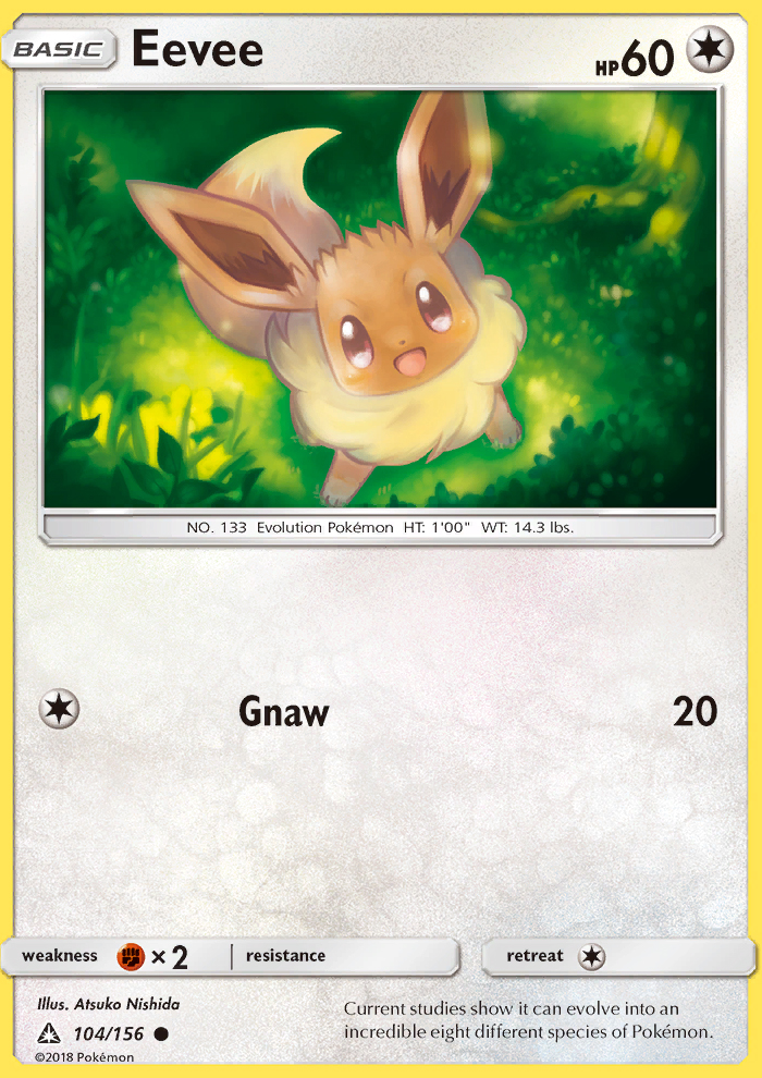 Eevee - Pokémon TCG Card