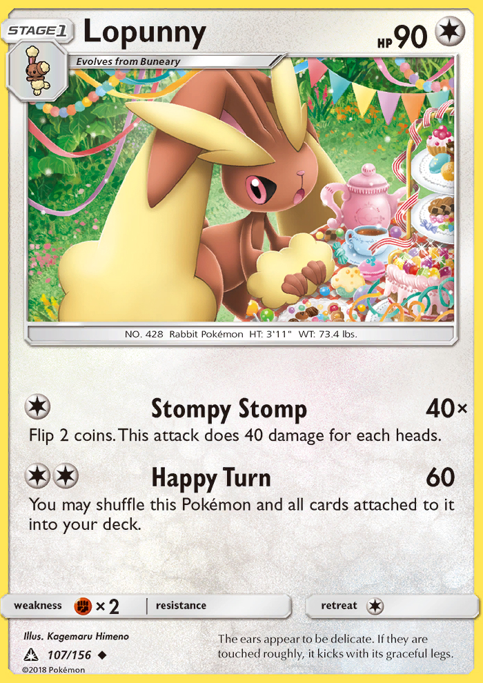 Lopunny - Pokémon TCG Card